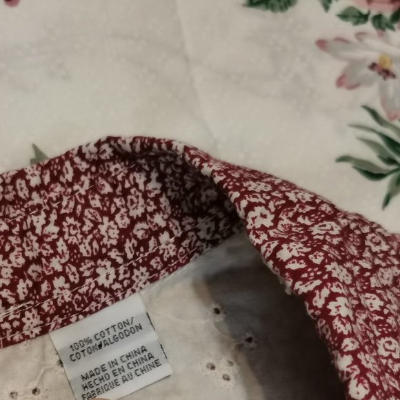 Roper Womens Western Pearl Snap Button Front Shirt Blouse Red Floral -3XL  0035 - Picture 5 of 6